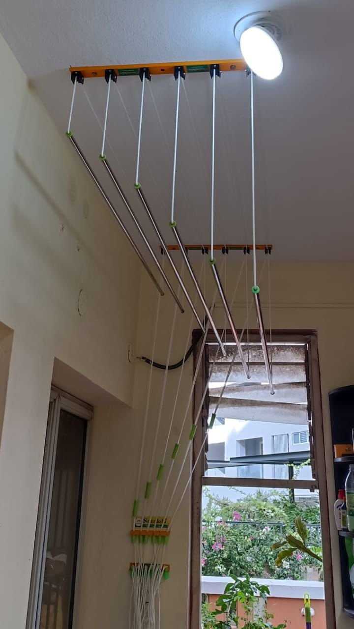 Sports net installation